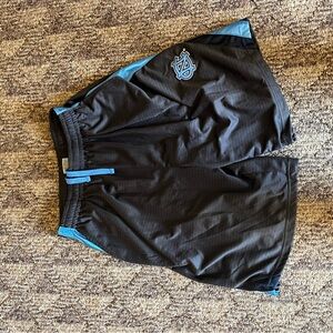 UNC North Carolina Grey and Blue Athletic Shorts